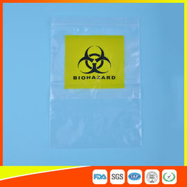 China Wiederverschließbare klare Laborschutz-Exemplar-Tasche mit Reißverschluss mit drei Schicht fournisseur
