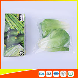 China Gefrierschrank-Speicher-Taschen wiederversiegelbaren LDPE-freien Raumes mit Reißverschluss für Gemüse fournisseur