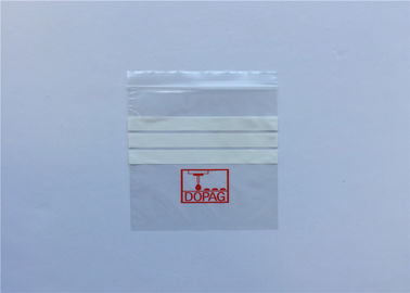 China FDA-Nahrungsmittelgrad-schreiben transparente abbaubare Zipverschluss-Taschen mit - auf Bereich fournisseur