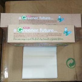 China Kompostierbare biologisch abbaubare Taschen mit Reißverschluss/wasserdichter wiederversiegelbarer Zipverpackentasche fournisseur