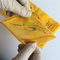 Laborbiohazard-Exemplar-Transport sackt wiederverschließbare das 3/4 Schicht-Gelb-Farbe ein fournisseur