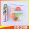 Kundenspezifischer Gefrierschrank-Zipverschluß sackt Antifeuchtigkeit, wiederversiegelbare Reißverschluss-Nahrungsmittelspeicher-Taschen ein fournisseur