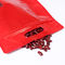 Rote Farbe stehen oben Reißverschluss-Taschen-Nahrungsmittelgrad-Material für Kartoffel-Cracker fournisseur