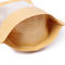 Kraftpapier-Kaffee-Taschen/wiederversiegelbares Verpacken der Lebensmittel für Tee, Imbiss fournisseur
