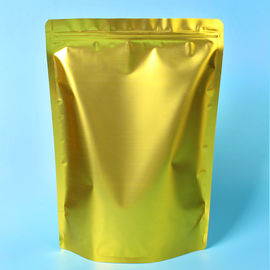 China Kundenspezifisches Goldverpackende kaffeebohne, stehen oben Verpackenbeutel mit Ventil fournisseur